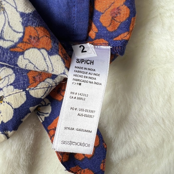 NWT Sisstrevolution Mimi Woven Romper size Sm - Picture 15 of 16